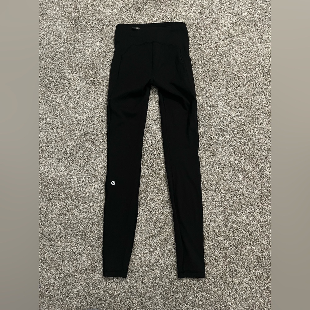 Authentic lululemon black leggings size 0